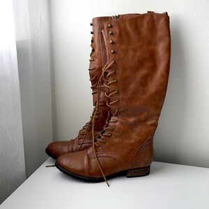 Breckelles brown riding boots (size 8)